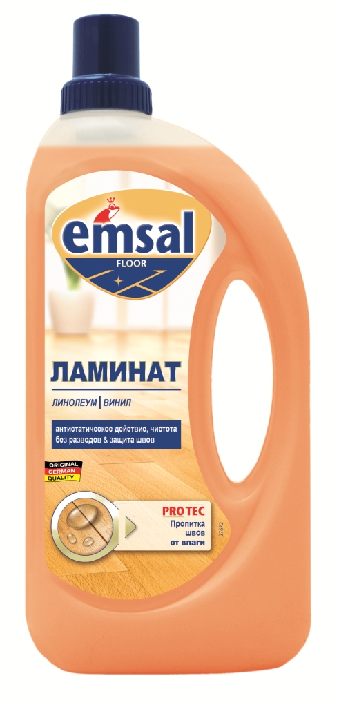 фото Средство для ухода за ламинированным полом "Emsal", 1 л