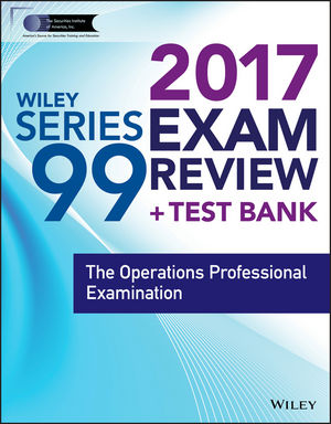 фото Wiley FINRA Series 99 Exam Review 2017 John wiley and sons, ltd