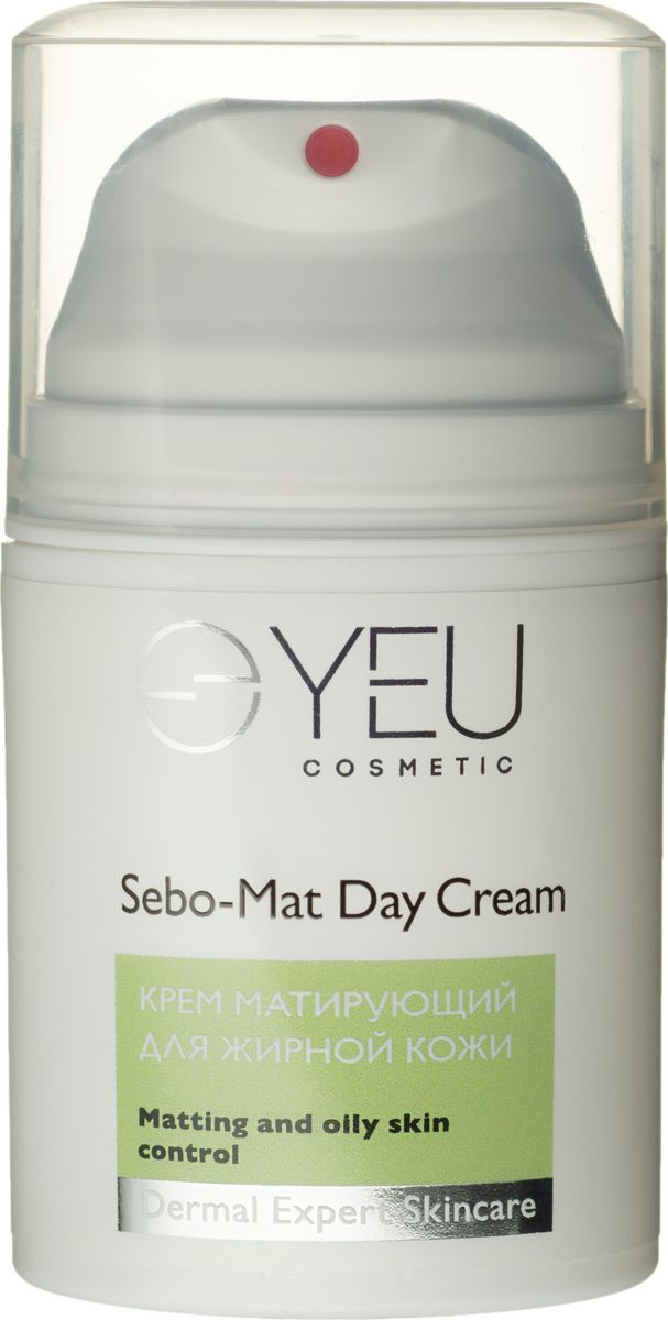 фото YEU Cosmetic Крем матирующий для жирной кожи Sebo-Mat Day Cream, 50 мл