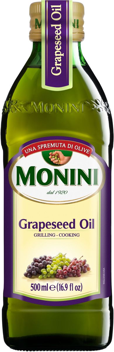 фото Monini Grapeseed Oil масло из виноградных косточек, 500 мл