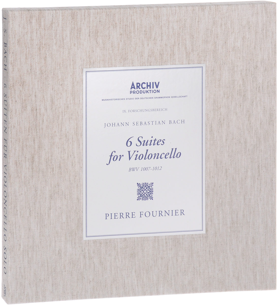 Пьер Фурнье Pierre Fournier. J. S. Bach. 6 Suites For Violoncello BWV 1007-1012. Numbered Limited Deluxe Edition (3 LP) wulf s tracks page 2