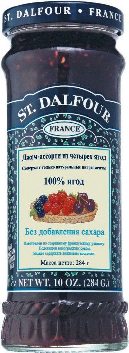 все цены на St.Dalfour Джем Ассорти из 4 ягод, 284 г онлайн
