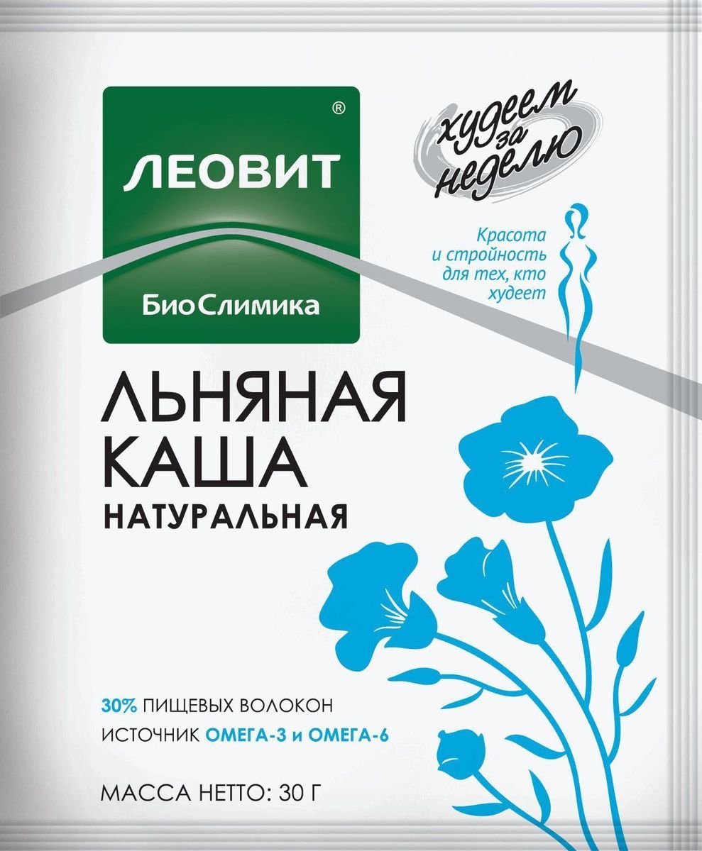 фото БиоСлимика Каша натуральная льняная, 30 г