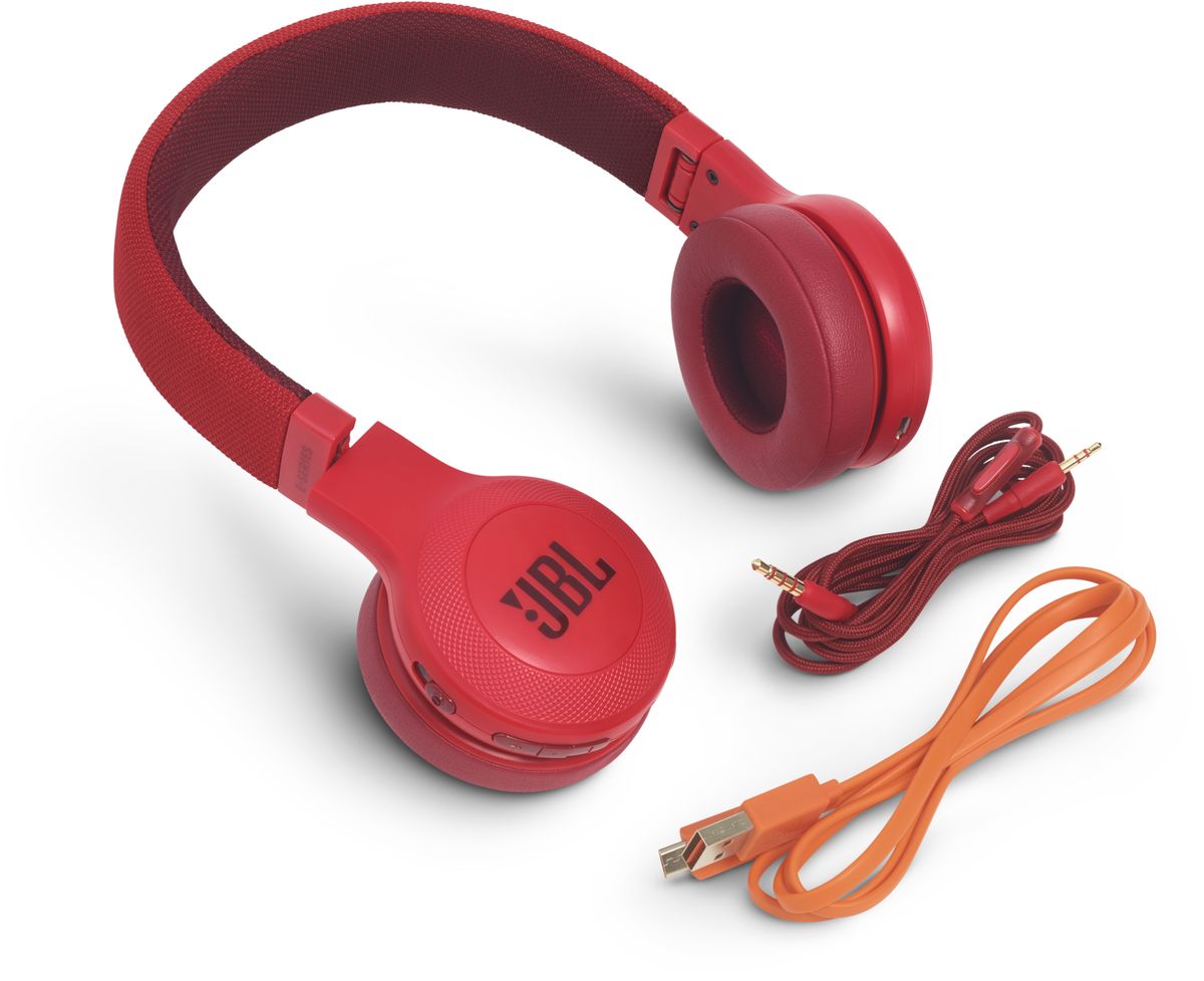 фото JBL E45BT, Red беспроводные наушники