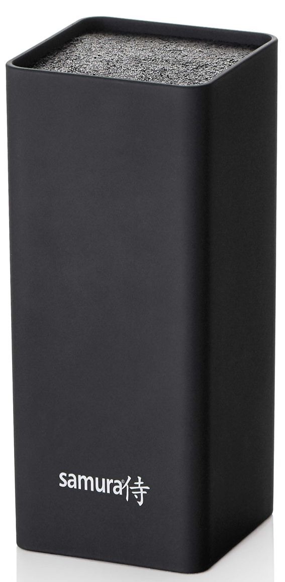 фото Подставкадля ножей универсальная "Samura", квадратная, цвет: черный, 225 мм