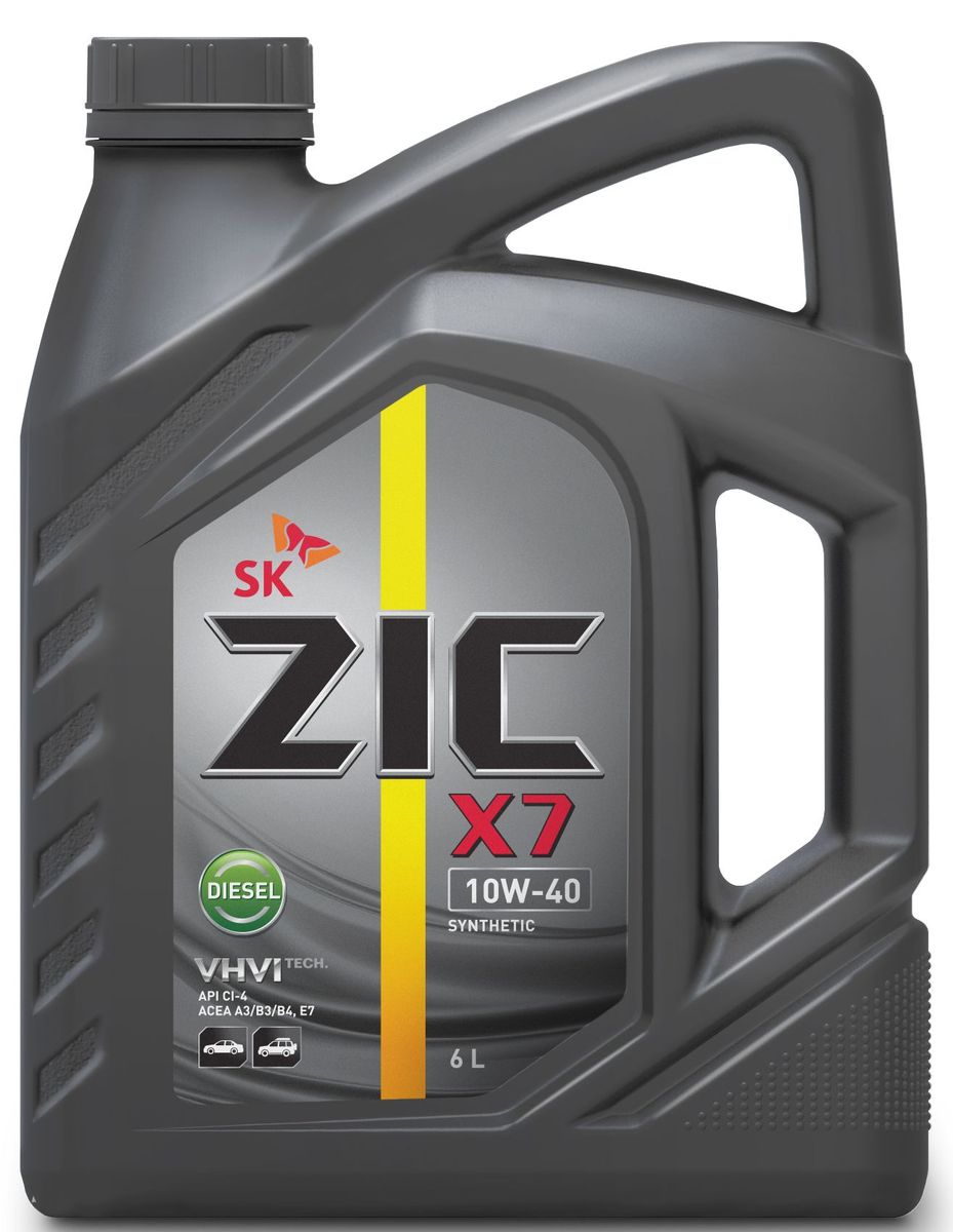 ZICX7DIESEL10W-40,Масломоторное,Синтетическое,6л