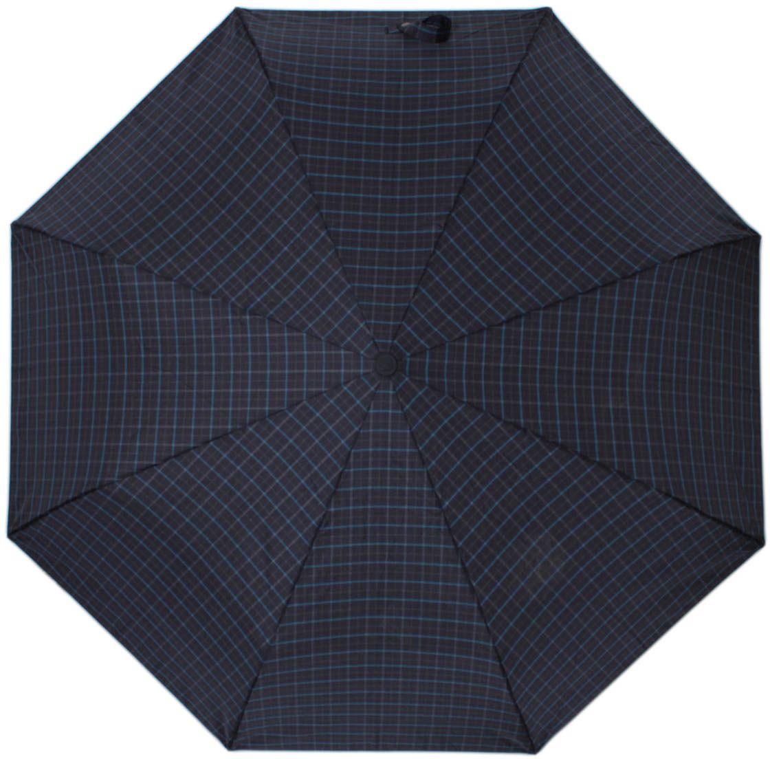 Зонт мужской Flioraj, автомат, 3 сложения, цвет: темно-синий. 017001 FJ
