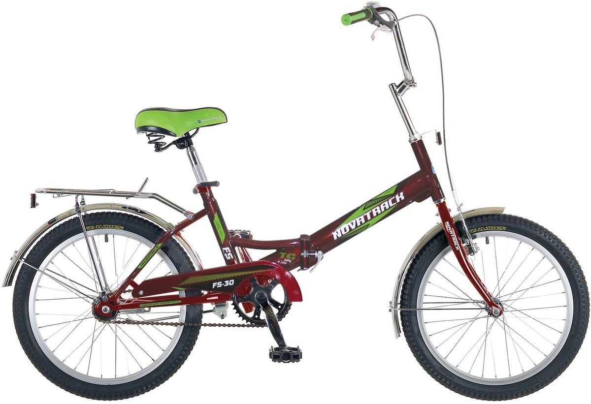 Велосипед детский Novatrack FS-30, цвет: бордовый, 20 велосипед детский novatrack fs 30 цвет бордовый 20