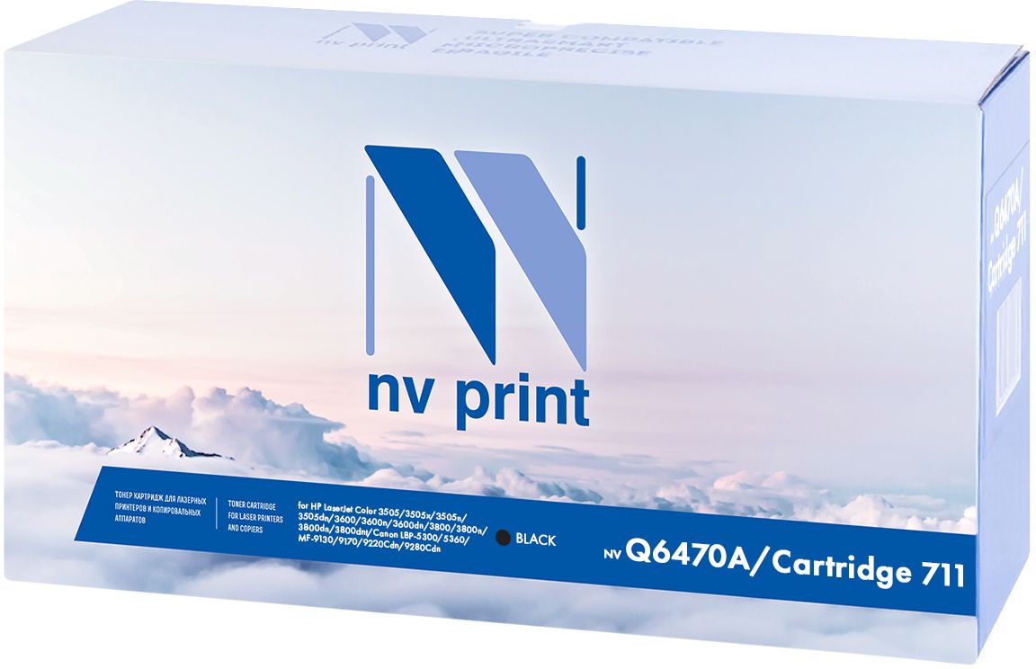 NV Print Q6470A/Canon 711 Black тонер-картридж для HP LaserJet Color 3505/3505x/3505n/3505dn/3600/3600n/3600dn/3800/3800n/3800dn/3800dnt/Canon LBP-5300/5360/MF-9130/9170/9220Cdn/9280Cdn NV Print Q6470A/Canon 711 Black тонер-картридж для HP LaserJet Color 3505/3505x/3505n/3505dn/3600/3600n/3600dn/3800/3800n/3800dn/3800dnt/Canon LBP-5300/5360/MF-9130/9170/9220Cdn/9280Cdn