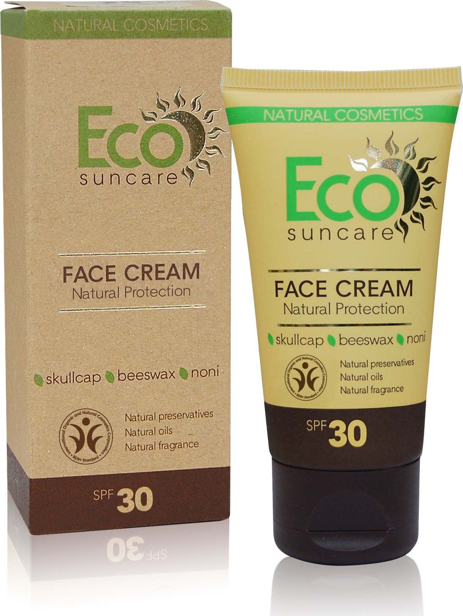 Eco Suncare Натуральный солнцезащитный крем для лица -Natural Sun Protection Face Cream SPF 30 -50мл
