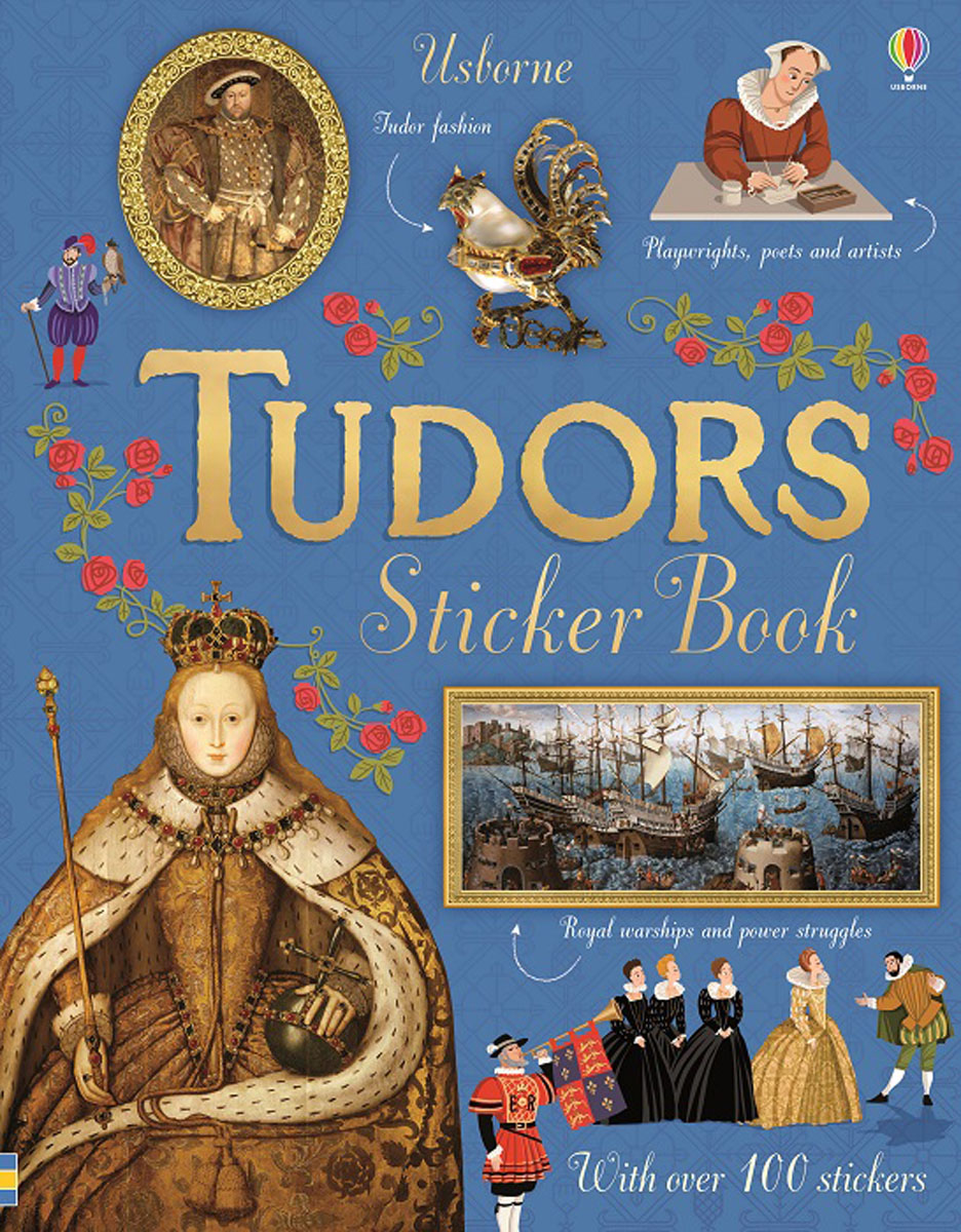 фото Tudors Sticker Book Usborne publishing ltd.