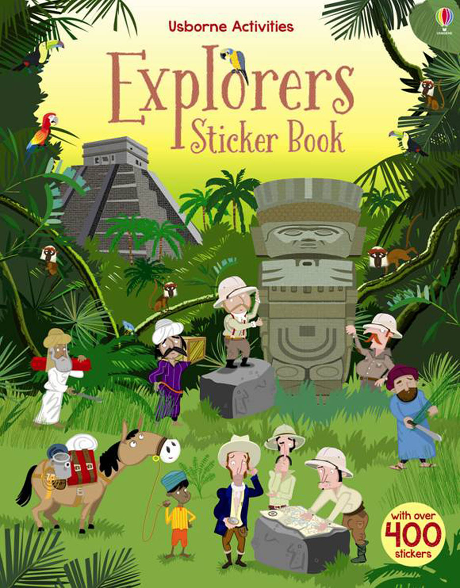 фото Explorers Sticker Book Usborne publishing ltd.