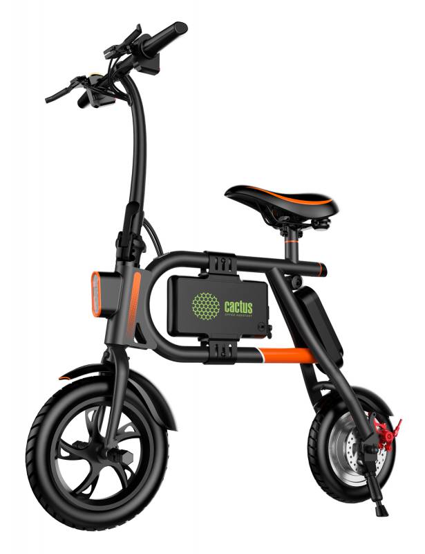 фото Электробайк Cactus CS-EBIKE-P1_BK 4400mAh, цвет: черный