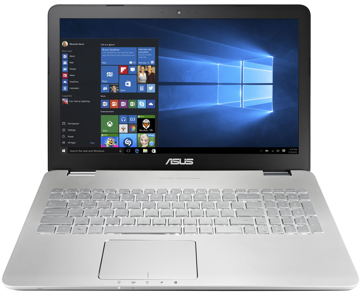 фото 15.6" Ноутбук ASUS VivoBook Pro N552VW-FW325T (90NB0AH1-M03920), серый