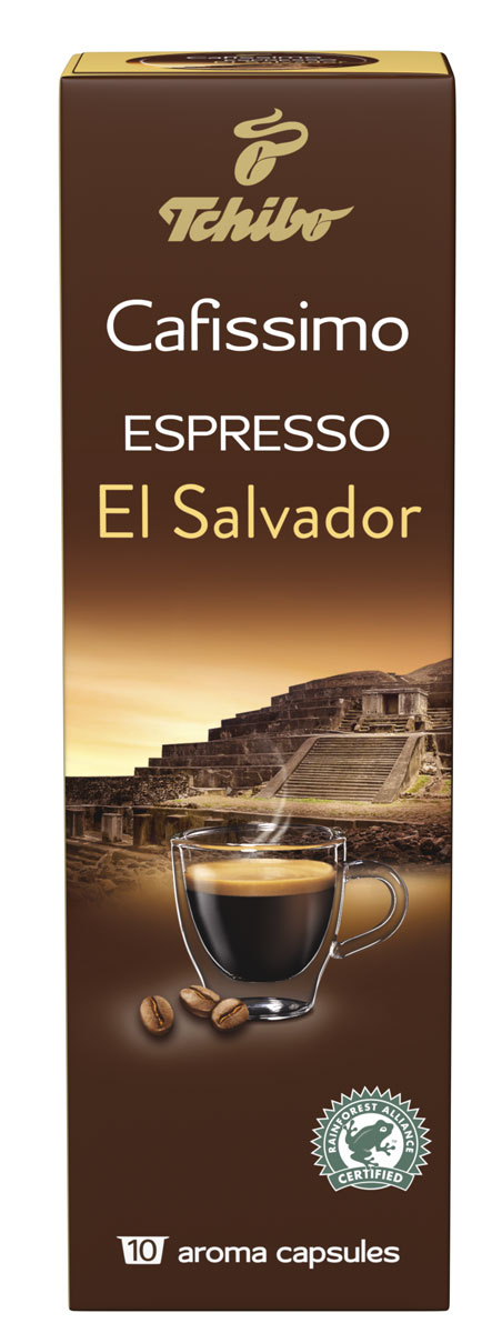 Cafissimo Espresso El Salvador кофе в капсулах, 10 шт