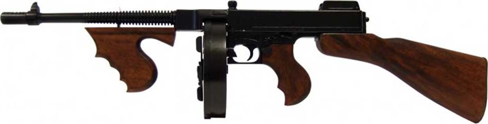 фото Автомат Томпсона гангстерский M1. Оружейная реплика. США, 1928 год Denix
