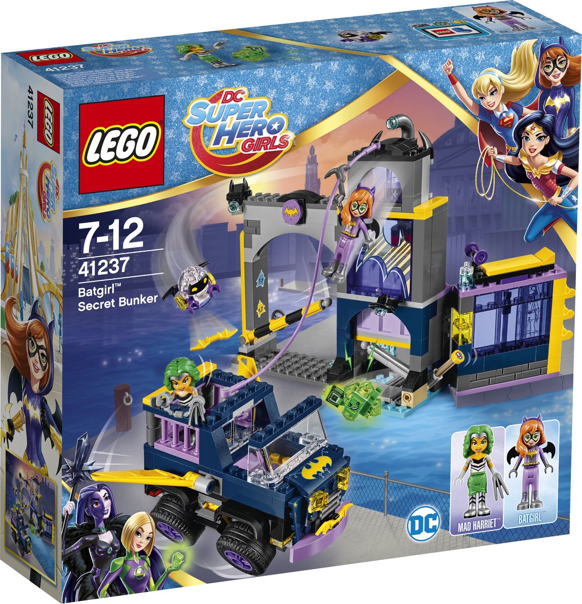 Конструктор LEGO Super Hero Girls Секретный бункер Бэтгёрл (LEGO 41237) -  купить с доставкой по выгодным ценам в интернет-магазине OZON (618347273)