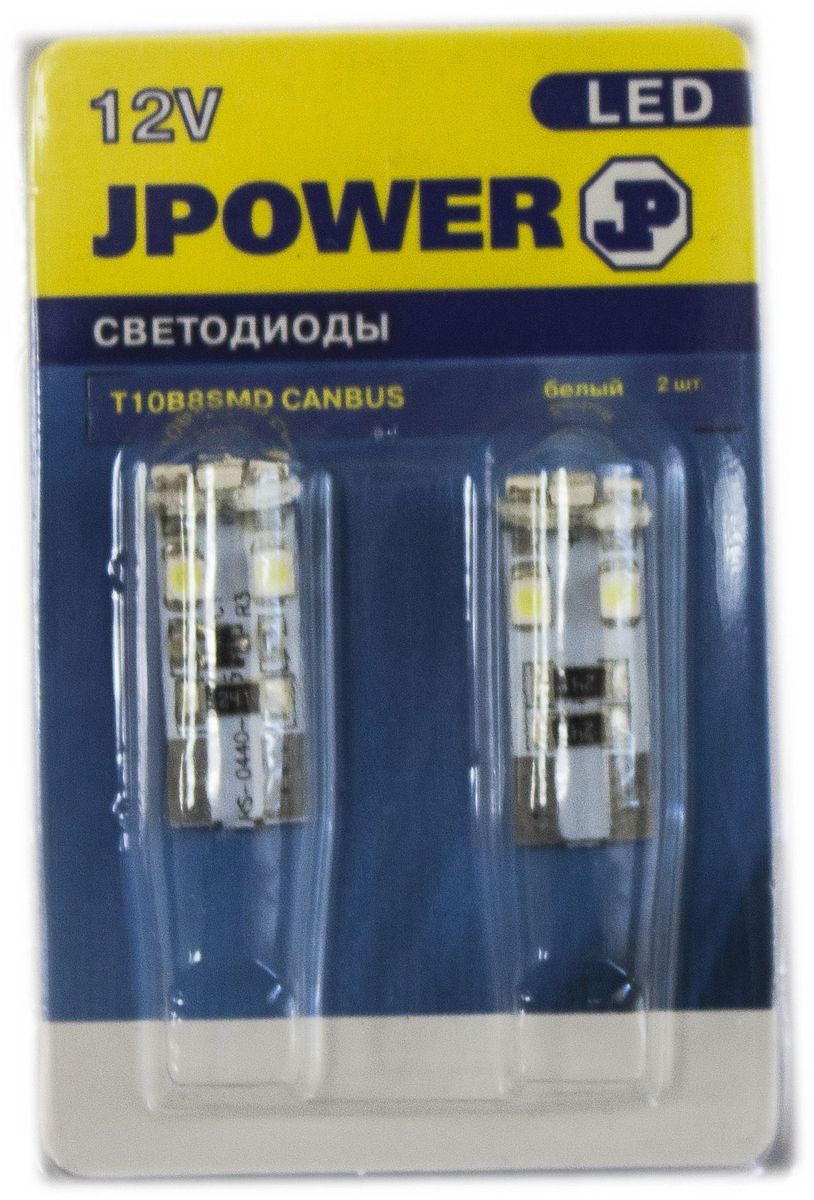 фото Лампа автомобильная Jpower 2 Вт, Светодиодная