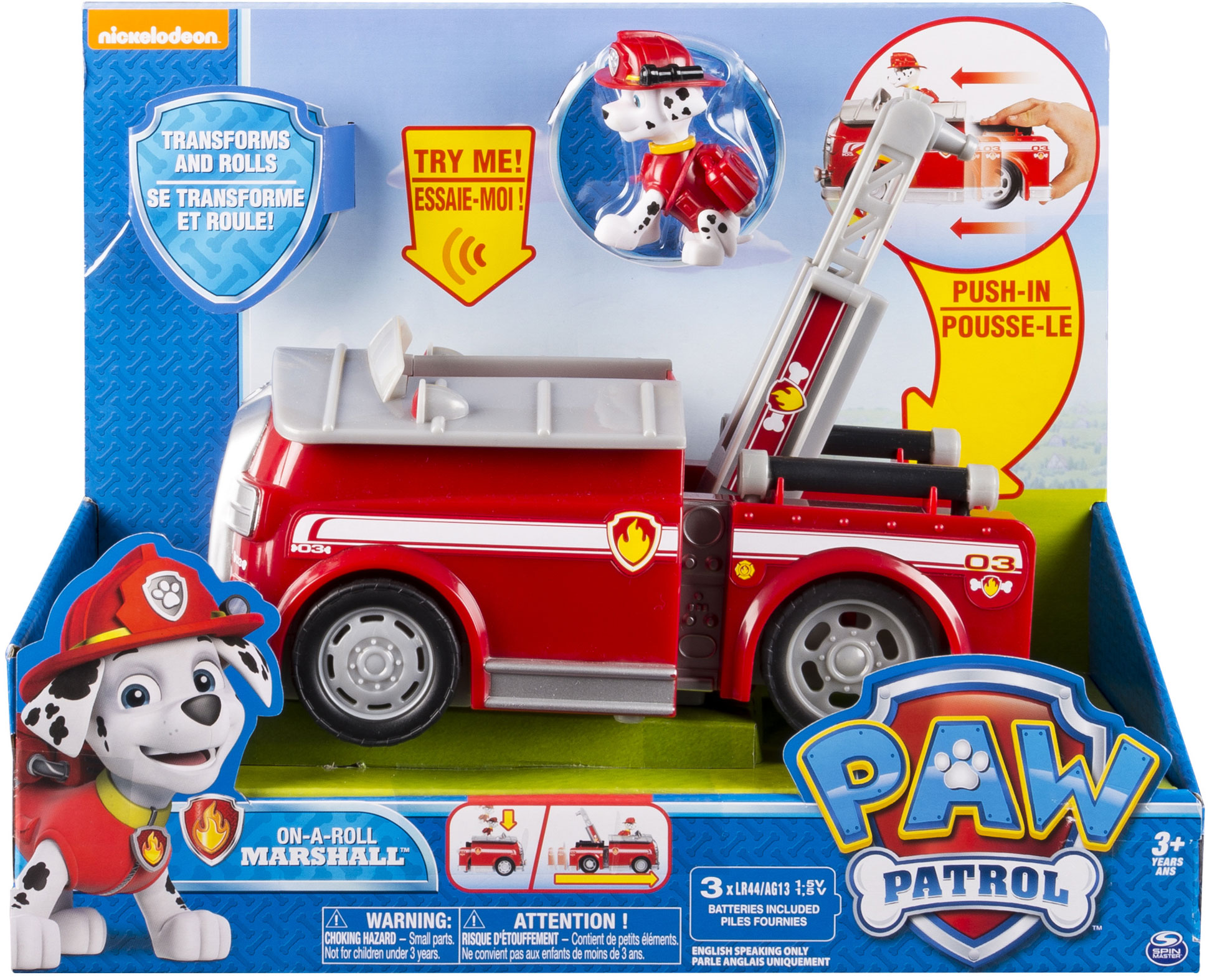 фото Paw Patrol Игровой набор Машина-трансформер со звуком и светом