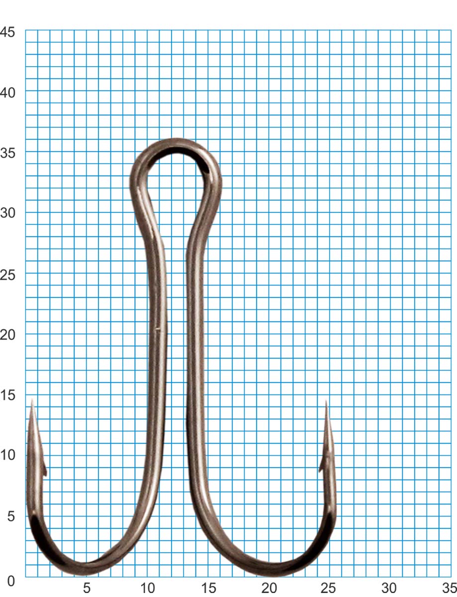 фото Крючок рыболовный SWD "Scorpion", двойной, №2, 30 шт