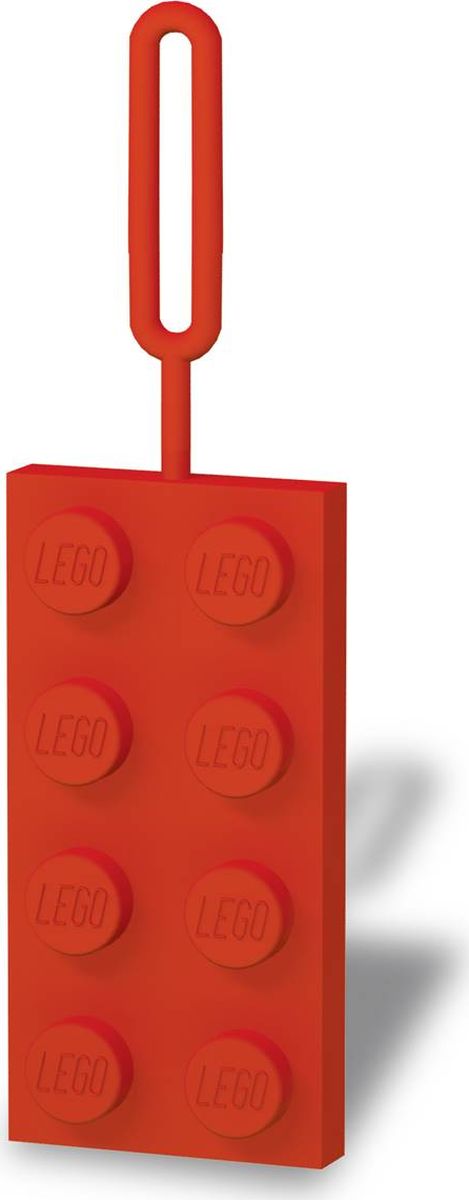 Бирка для багажа LEGO, цвет: красный. 51393