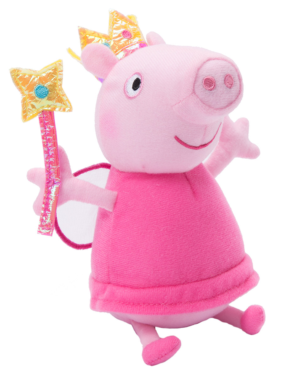 Peppa Pig Мягкая игрушка Пеппа Фея с палочкой 20 см