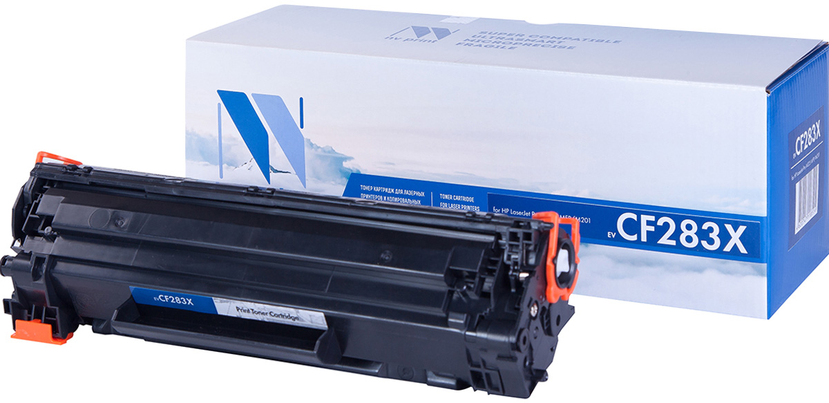 Тонер-картридж NV Print CF283X, черный, для лазерного принтера, совместимый