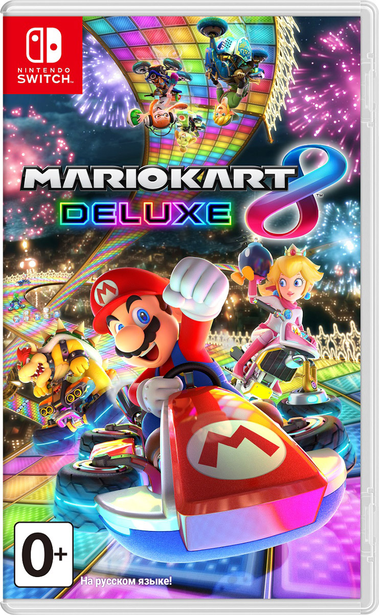 Игра Mario Kart 8 Deluxe (Nintendo Switch, Русская версия) купить по низкой  цене с доставкой в интернет-магазине OZON (199758442)