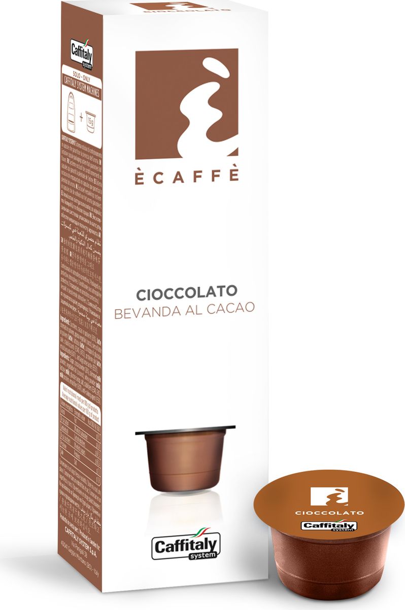 Caffitaly system Cioccolato горячий шоколад в капсулах, 10 шт