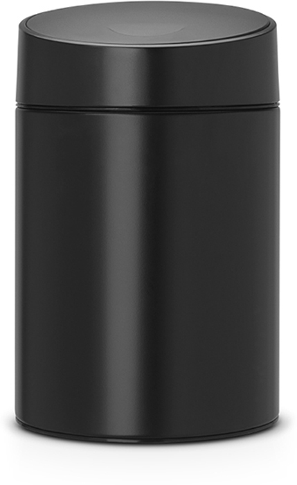 фото Бак мусорный Brabantia "Slide Bin", цвет: черный, 5 л. 483189
