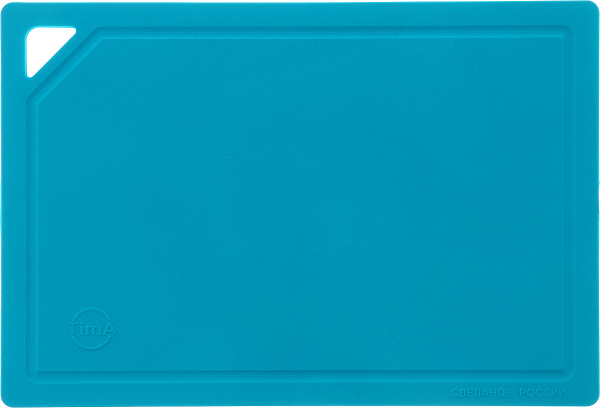 фото Доска разделочная "TimA", гибкая, цвет: бирюзовый, 31 х 21 х 0,3 см