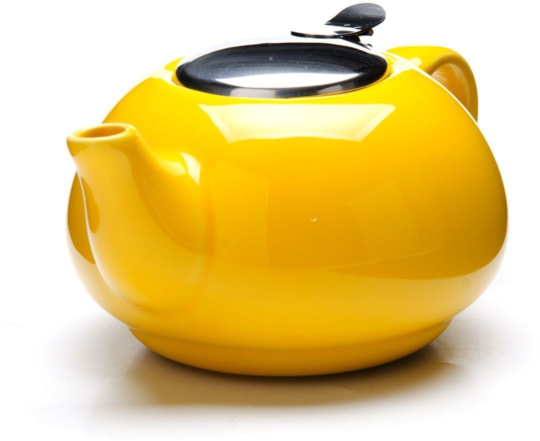 фото Заварочный чайник "Loraine", цвет: желтый, 750 мл. 26596-2