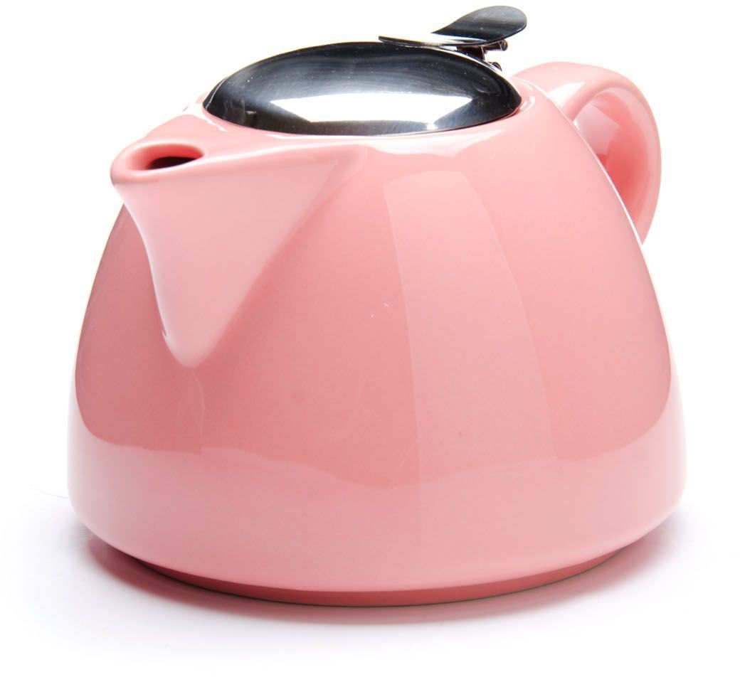 фото Заварочный чайник "Loraine", цвет: розовый, 700 мл. 26598-2