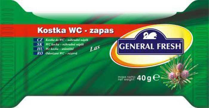 фото Вкладыш запасной к подвеске для унитазов General Fresh " Kostka WC", 1 шт. 530000