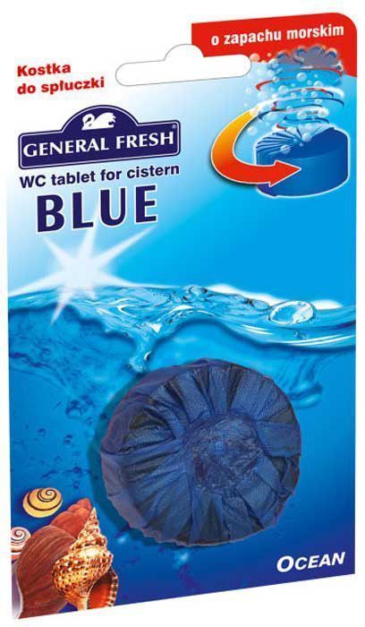 фото Очиститель-освежитель для смывного бачка General Fresh "Blue. Ocean", таблетка, 1 шт х 50 г