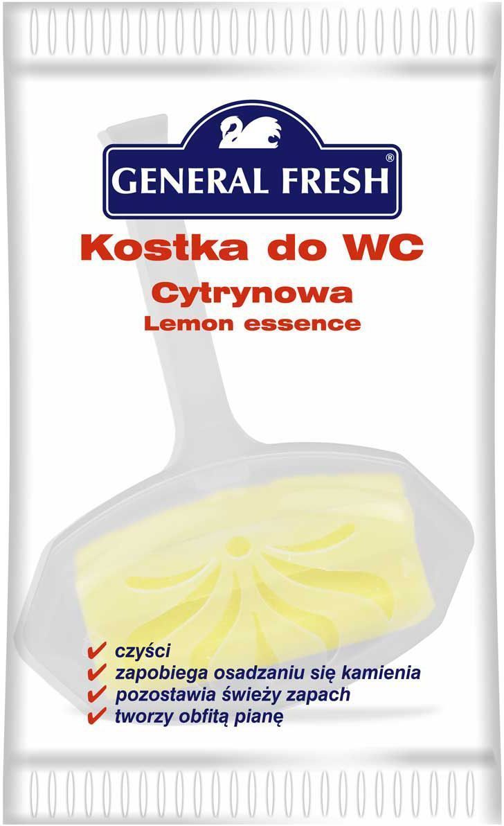 фото Подвеска для унитазов General Fresh "Kostka do WC. Cytrynowa", в целлофане, 1 шт