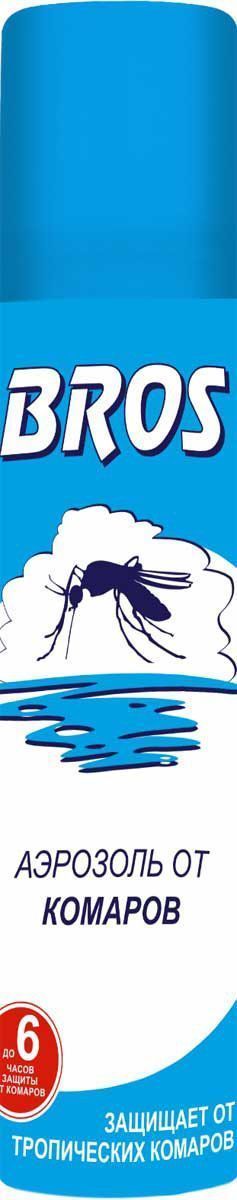 фото Аэрозоль BROS, от комаров, 90 мл