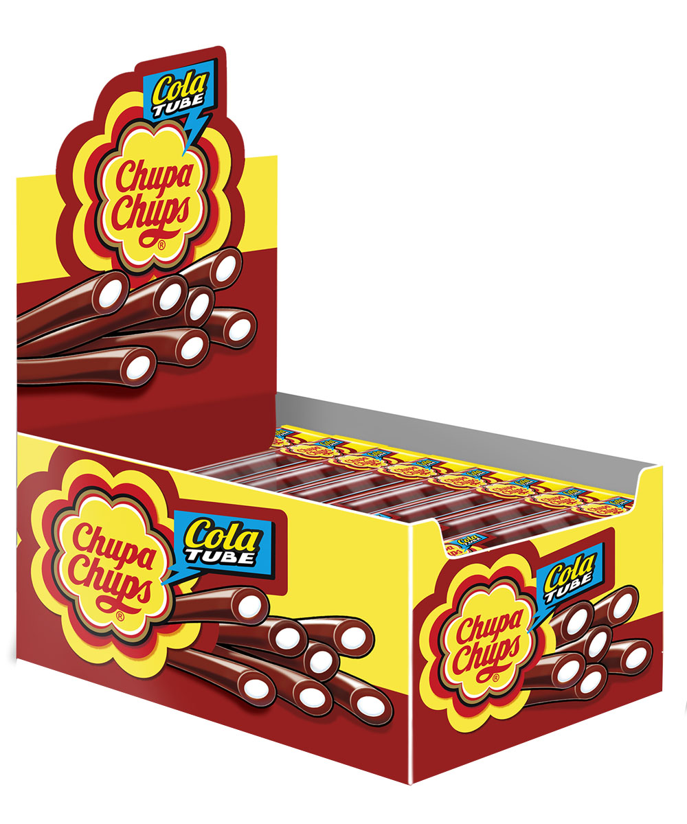 Характеристики Chupa Chups "Cola Tube" жевательный мармелад мини ...