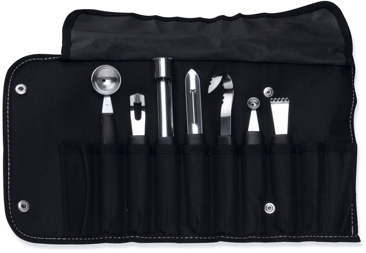 фото Набор ножей для фигурной вырезки BergHOFF "Studio", в складной сумке, 8 предметов