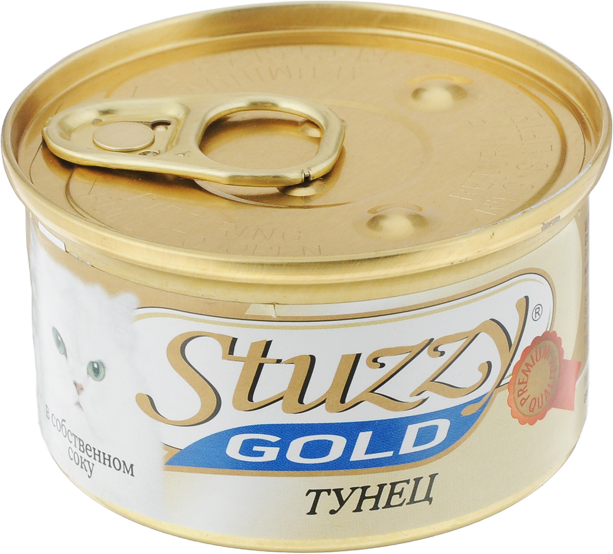 фото Консервы для кошек Stuzzy "Gold", тунец в собственном соку, 85 г Stuzzy / штуззи