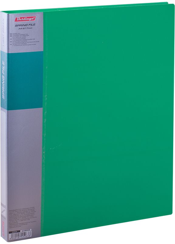 Berlingo Папка-скоросшиватель Standard цвет зеленый