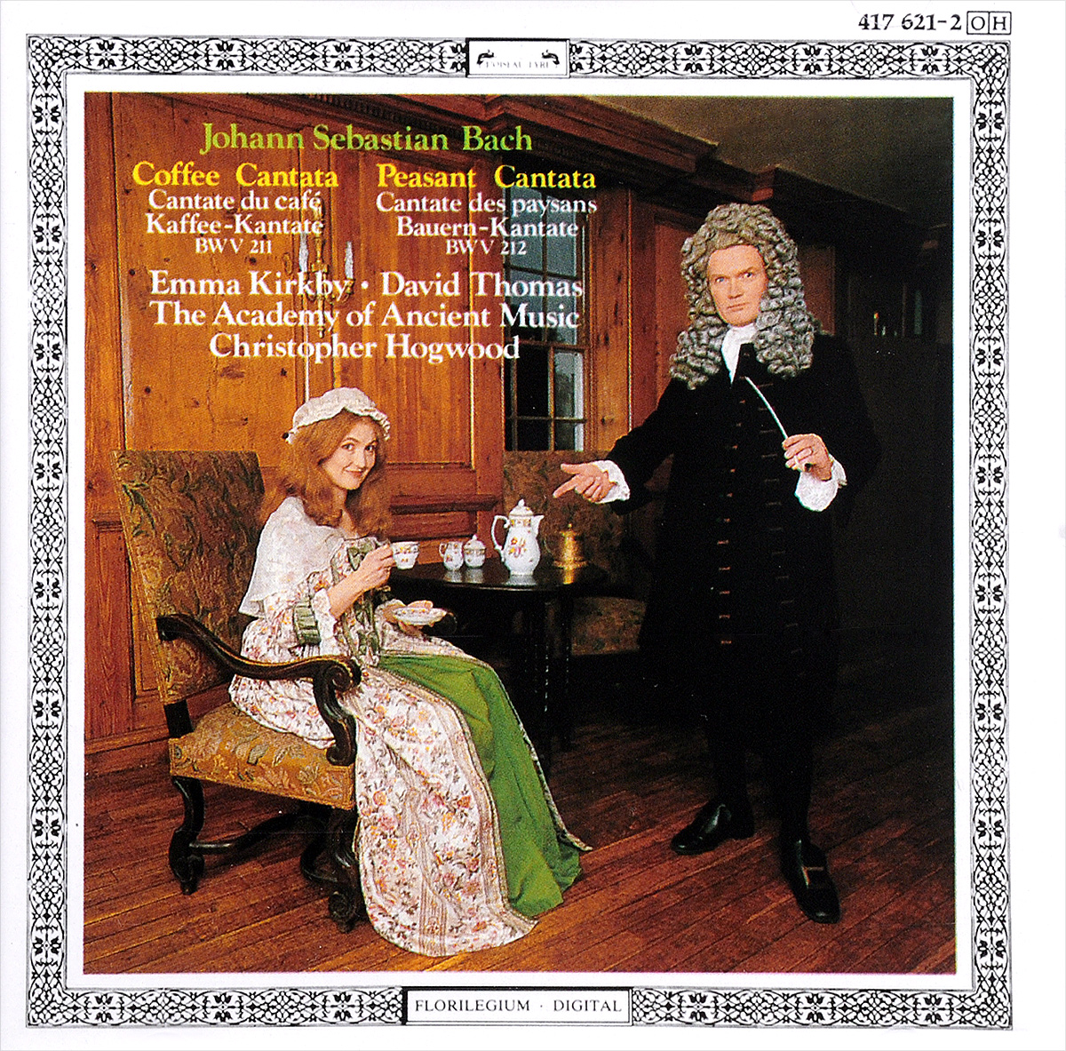 Эмма Киркби,Дэвид Томас,The Academy Of Ancient Music,Роджерс Кови-Крумп,Кристофер Хогвуд Emma Kirkby, David Thomas, The Academy Of Ancient Music, Christopher Hogwood. J.S. Bach. Coffee & Peasant Cantatas Эмма Киркби,Дэвид Томас,The Academy Of Ancient Music,Роджерс Кови-Крумп,Кристофер Хогвуд Emma Kirkby, David Thomas, The Academy Of Ancient Music, Christopher Hogwood. J.S. Bach. Coffee & Peasant Cantatas