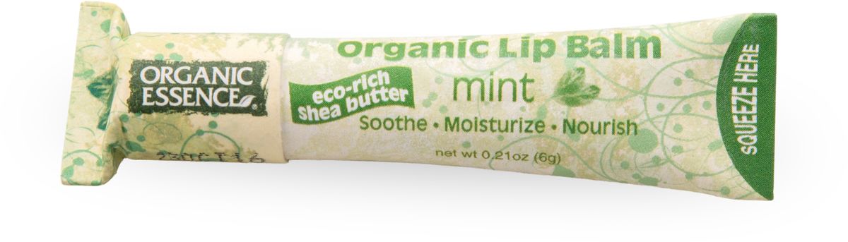 Organic Essence Органический бальзам для губ, Мята 6 г