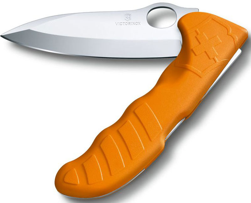 фото Нож туристический Victorinox "Hunter Pro", цвет: оранжевый, стальной, длина лезвия 10 см