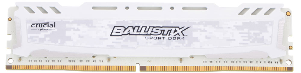 фото Модуль оперативной памяти Crucial Ballistix Sport LT DDR4 8GB 2400МГц, White