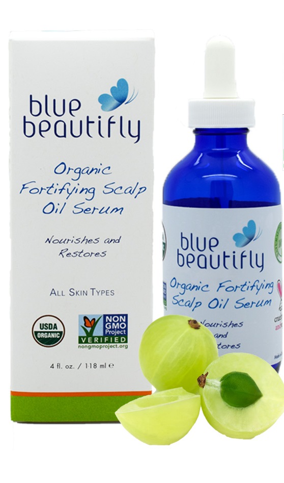 Blue Beautifly Органическая укрепляющая сыворотка для корней волос и ...