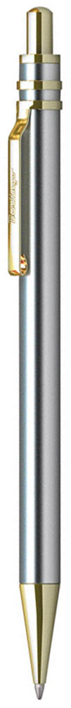 фото Berlingo Ручка шариковая Silver Premium цвет корпуса серебристый золотистый