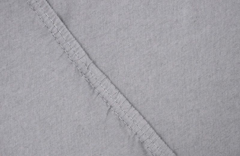 фото Простыня на резинке "Ecotex", цвет: серый, 180 х 200 см