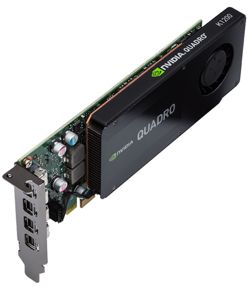 фото Видеокарта PNY NVIDIA Quadro K1200 4GB, RVCQK1200DVI-PB Pny technologies