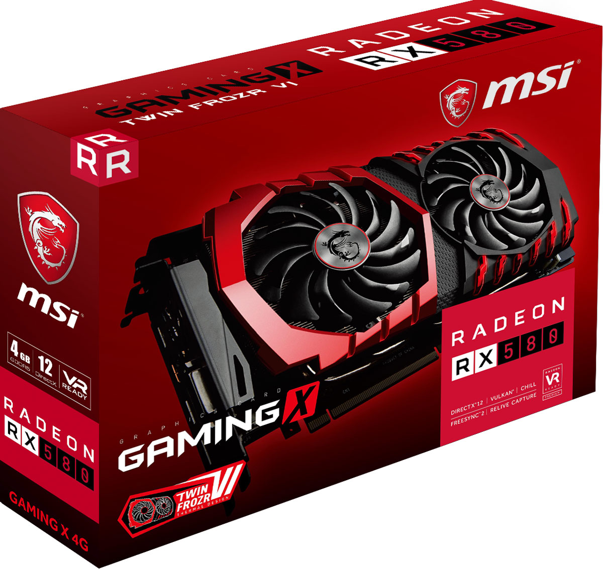 фото Видеокарта MSI Radeon RX 580 Gaming X 4GB